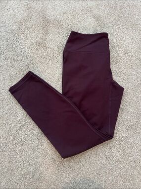 Fabletics Active Leggings in Deep Plum